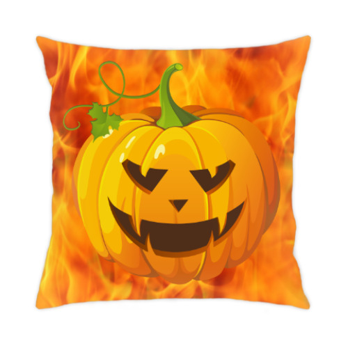 Подушка с принтом HALLOWEEN