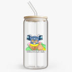 Банка с бамбуковой крышкой