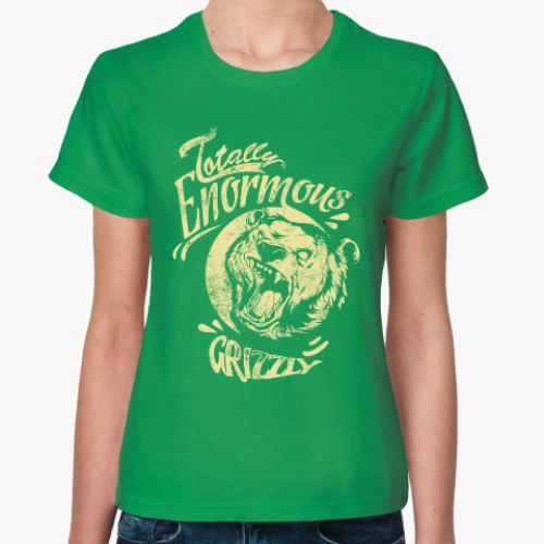 Женская футболка Мишка