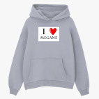 Толстовка худи оверсайз