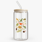 Банка с бамбуковой крышкой