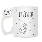 Кружка с футбольным мячиком