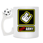 Кружка с футбольным мячиком