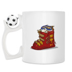 Кружка с футбольным мячиком