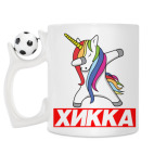 Кружка с футбольным мячиком
