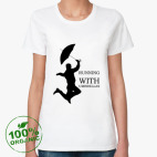 Женская футболка органик