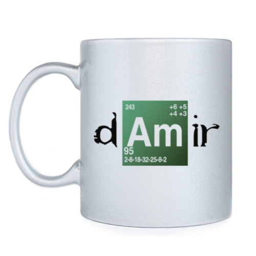 Кружка с принтом Дамир ('Во все тяжкие')