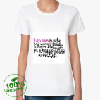 Женская футболка органик