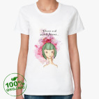 Женская футболка органик