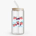 Банка с бамбуковой крышкой