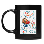 Кружка цветная UV-DTF