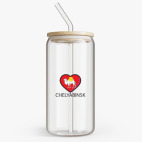 Банка с бамбуковой крышкой