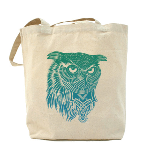 Сумка шоппер Сова-рисунок