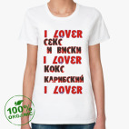 Женская футболка органик