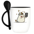 Кружка с ложкой