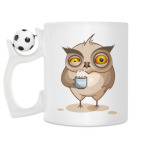 Кружка с футбольным мячиком