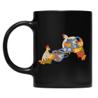 Кружка цветная UV-DTF