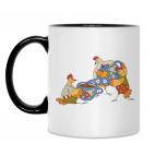 Кружка двухцветная