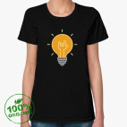 Женская футболка органик