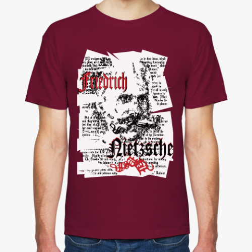 Футболка с принтом Философ Фридрих Ницше