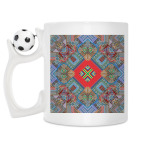 Кружка с футбольным мячиком