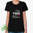 Женская футболка органик