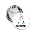 Значок 37 мм atomicLove Science!