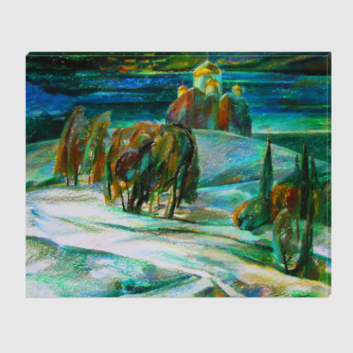 Холст с принтом 'БЕЛОГОРСКИЙ МОНАСТЫРЬ'