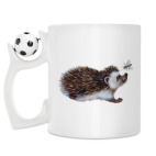 Кружка с футбольным мячиком