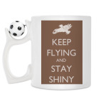 Кружка с футбольным мячиком