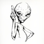 смешной пришелец (funny alien)