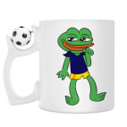 Кружка с футбольным мячиком