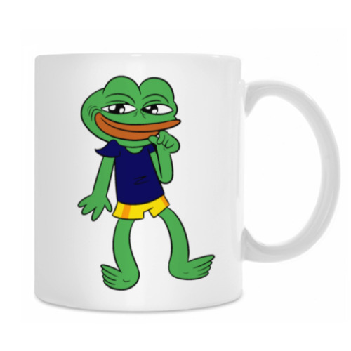 Кружка с принтом Лягушонок Пепе