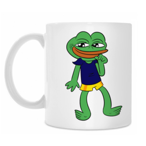 Кружка с принтом Лягушонок Пепе