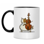 Кружка двухцветная