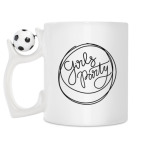 Кружка с футбольным мячиком