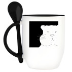 Кружка с ложкой