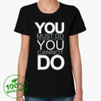 Женская футболка органик