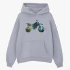 Толстовка худи оверсайз