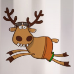 Веселый олень