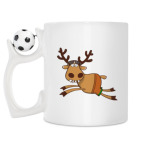 Кружка с футбольным мячиком