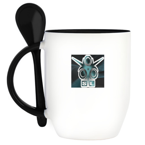 Кружка с ложкой StonedLand