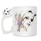 Кружка с футбольным мячиком