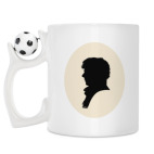 Кружка с футбольным мячиком