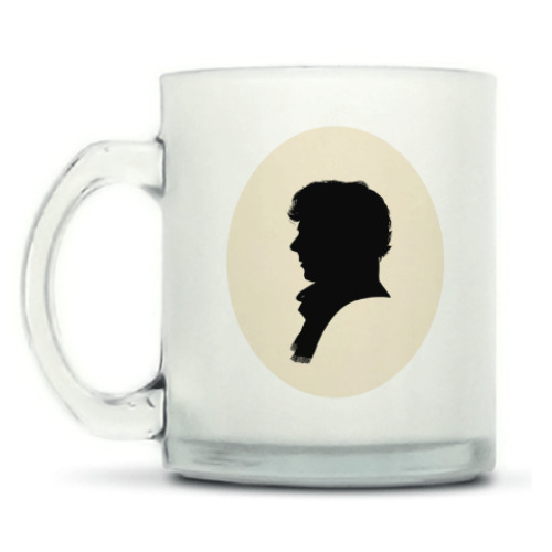 Кружка матовая с принтом Sherlock