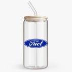 Банка с бамбуковой крышкой