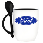 Кружка с ложкой