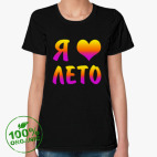 Женская футболка органик