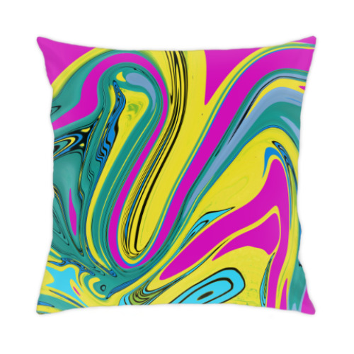 Подушка с принтом Абстракция