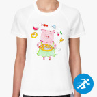 Женская спортивная футболка